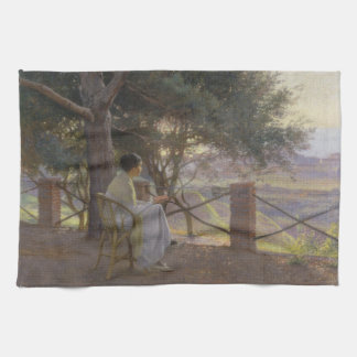 Sunset (by Elin Danielson-Gambogi) Tea Towel