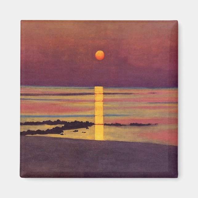 Sunset (by Félix Vallotton) Magnet (Front)