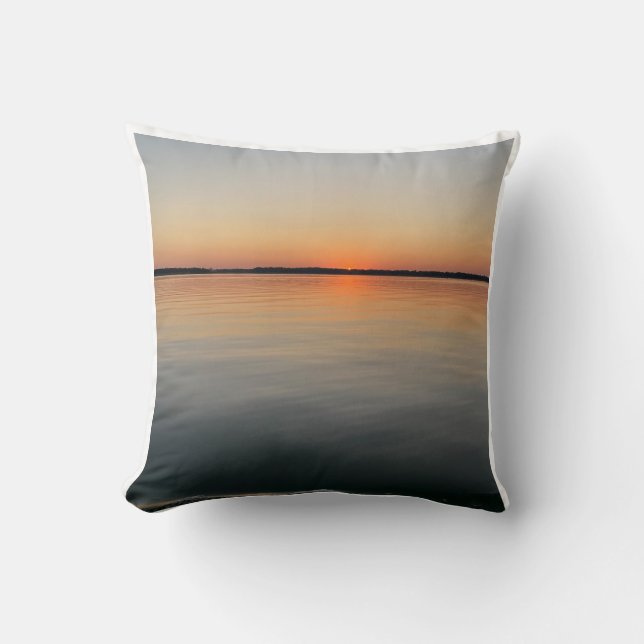 Sunset by the Lake  Cushion (Front)