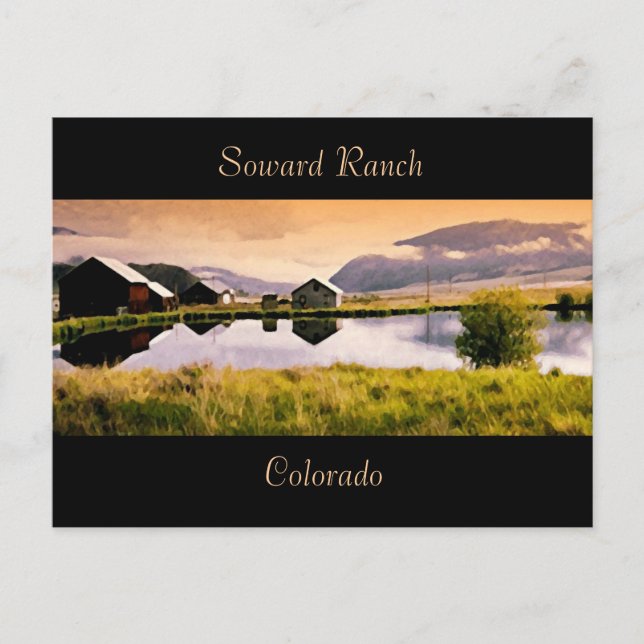 sunset by the lake postcard (Front)