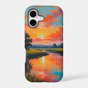 Sunset by the River