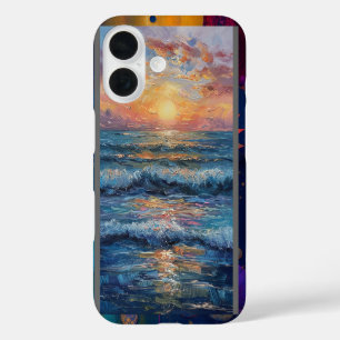 Sunset by the Sea iPhone 16 Case