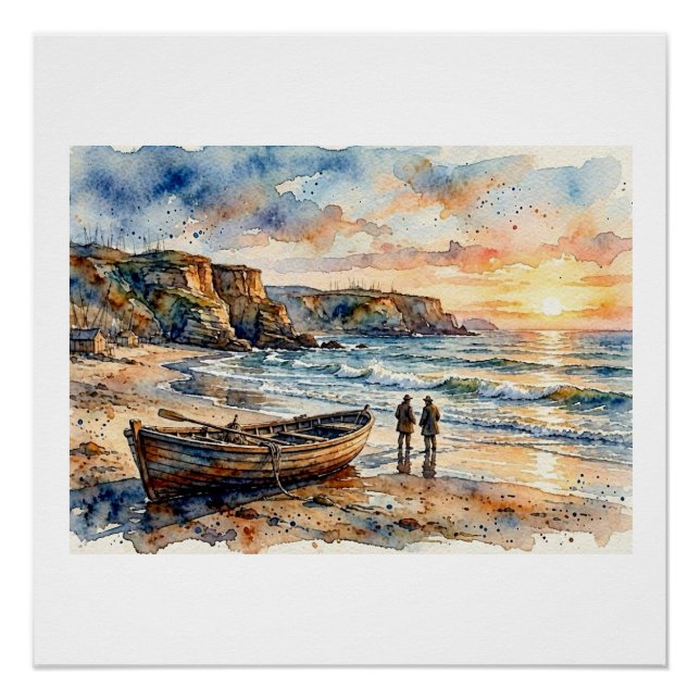 Sunset by the Sea,  Poster (Front)
