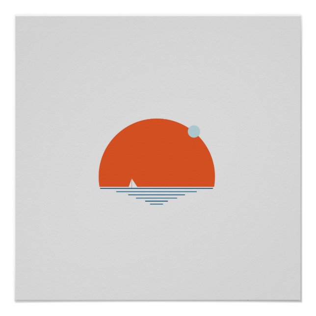 Sunset by the Sea Poster (Front)