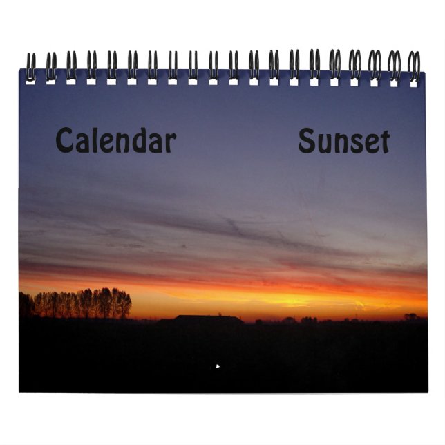 Sunset Calendar (Cover)