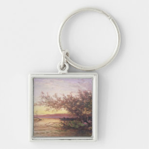 Sunset, Camargue Key Ring