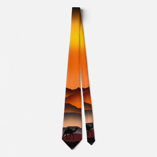 Sunset Camel Neck Tie (Front)