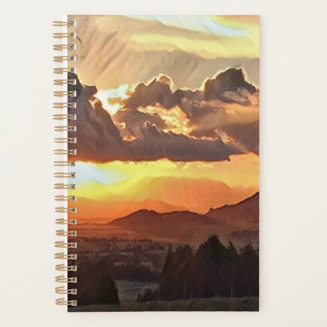 Sunset Canvas Art Planner (Front)