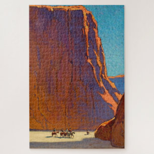 “Sunset Canyon de Chelly” by Edgar Payne Jigsaw Puzzle