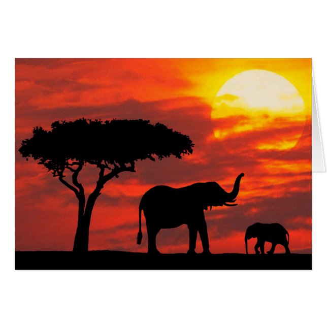 Sunset Card (Front Horizontal)