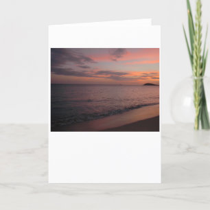 Sunset, card