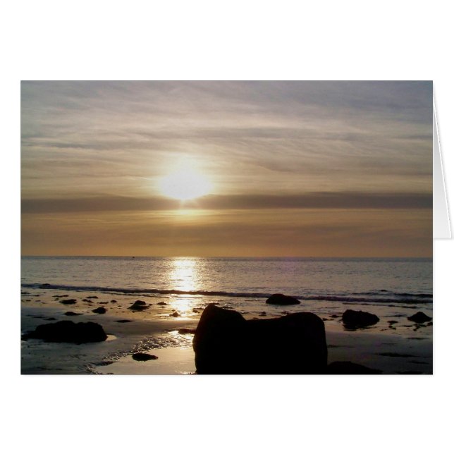 SUNSET Card (Front Horizontal)