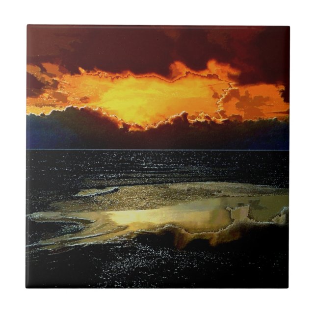 SUNSET   CERAMIC TILE (Front)