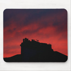 Sunset chimneys mouse pad