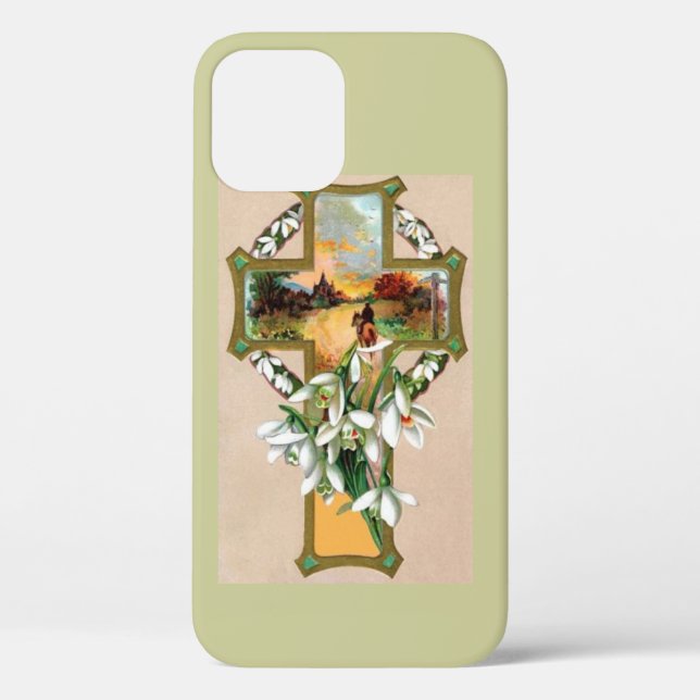 Sunset Christian Cross Case-Mate iPhone Case (Back)