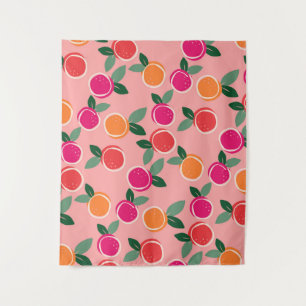Sunset Citrus Symphony Tapestry