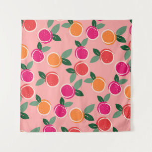 Sunset Citrus Symphony Tapestry