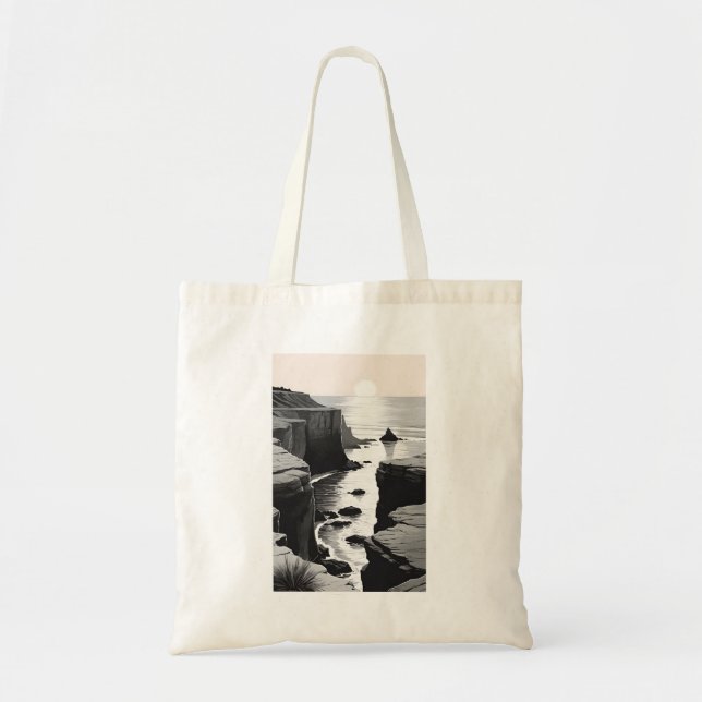 SUNSET CLIFF Tote Bag (Front)