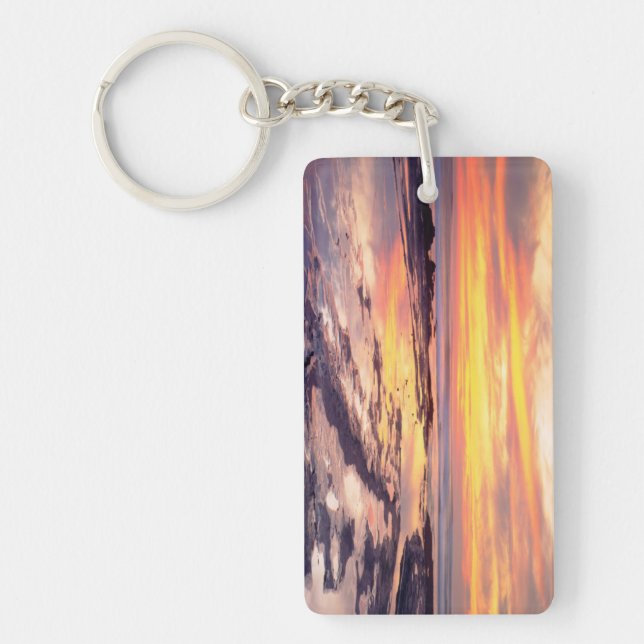 Sunset Cliffs tide pools Key Ring (Front)