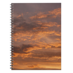 Sunset Clouds I Colourful Sky Photography Notebook