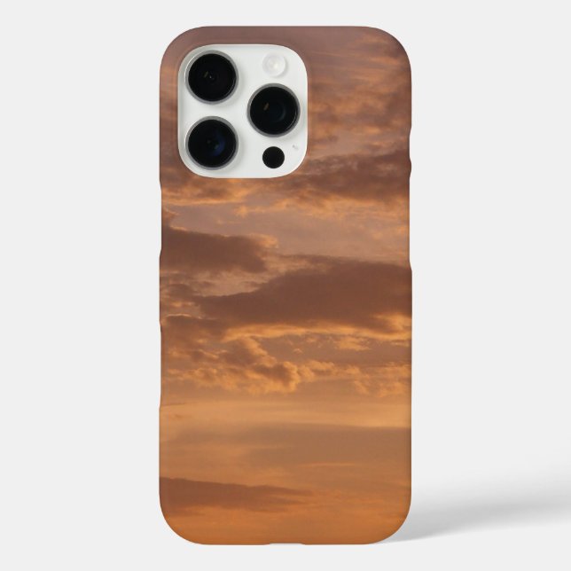 Sunset Clouds II Pastel Abstract Nature Case-Mate iPhone Case (Back)