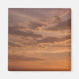 Sunset Clouds II Pastel Abstract Nature Magnet