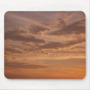 Sunset Clouds II Pastel Abstract Nature Mouse Pad