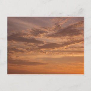 Sunset Clouds II Pastel Abstract Nature Postcard