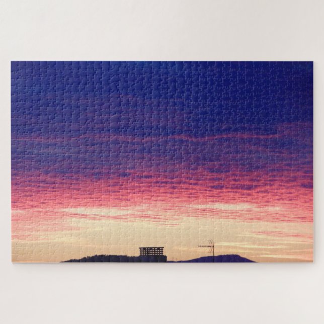 sunset clouds jigsaw puzzle (Horizontal)