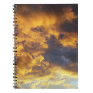 Sunset clouds notebook