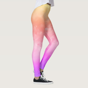 Sunset Clouds Yellow Orange Pink & Purple Leggings