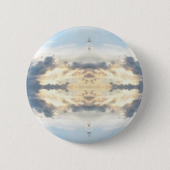 Sunset Collage Tie Dye 6 Cm Round Badge (Front)