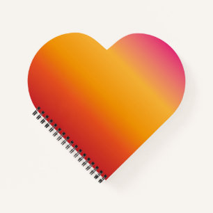 Sunset Colourful Spiral Notebook