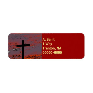 Sunset Cross 2 Return Address Label