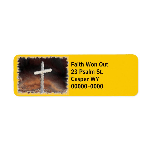 Sunset Cross 4 Return Address Label (Front)