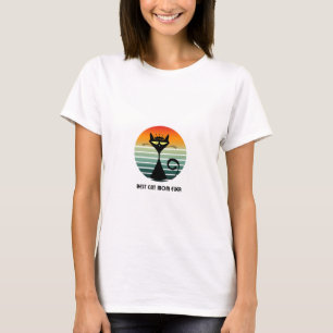 Sunset Crown Cat - Best Cat Mum Ever T-Shirt