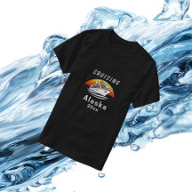  Sunset Cruising Alaska Black Personalise