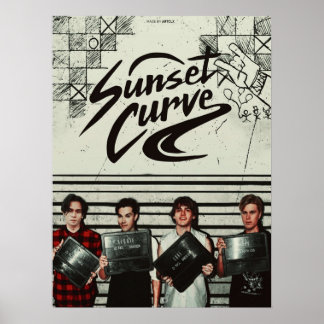 SUNSET CURVE 2 POSTER