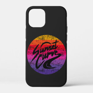 Sunset Curve retro design iPhone 12 Mini Case