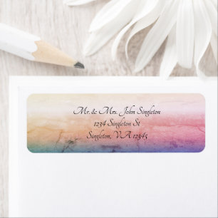 Sunset Customisable Return Address Labels