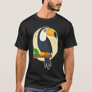Sunset Cute Bird Animals Exotic Plants Nature Bird T-Shirt