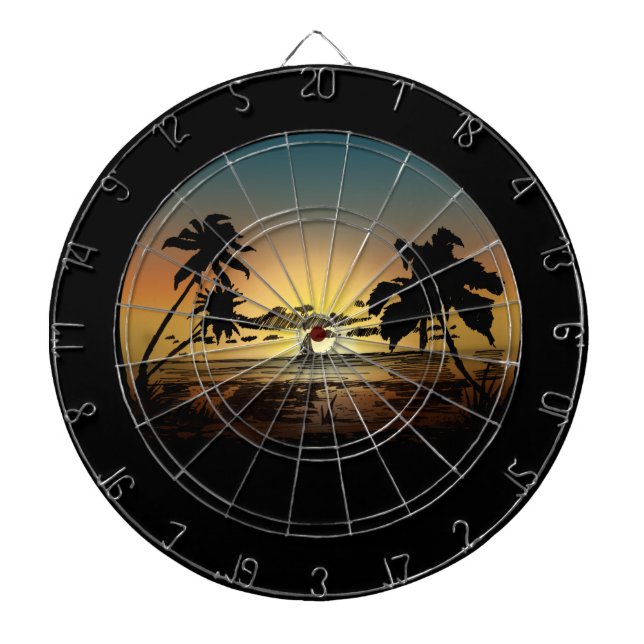 Sunset Dartboard (Front)