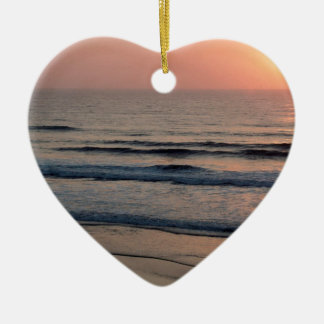 Sunset Del Mar California Ceramic Tree Decoration