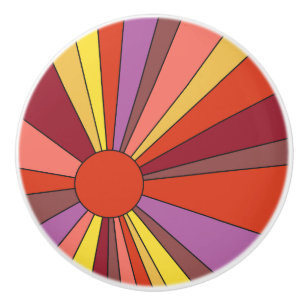 Sunset Design - Shades of Orange - Drawer Knob