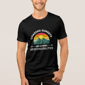 sunset designer t shirt