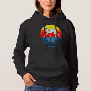 Sunset Dog Dalmatian Hoodie