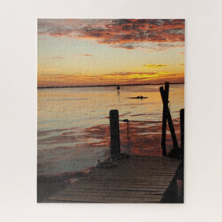 Sunset Dolphins Jigsaw Puzzle