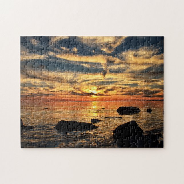 Sunset Dorval Quebec. Jigsaw Puzzle (Horizontal)