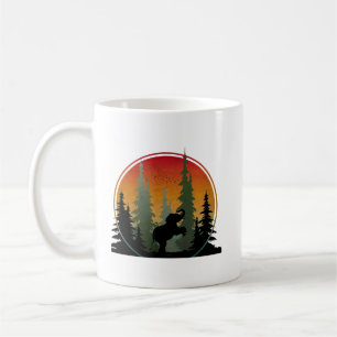 Sunset Elephant Nature Scenery Coffee Mug
