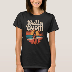 Sunset Escape with Bella Boom – Retro Summer Vibes T-Shirt